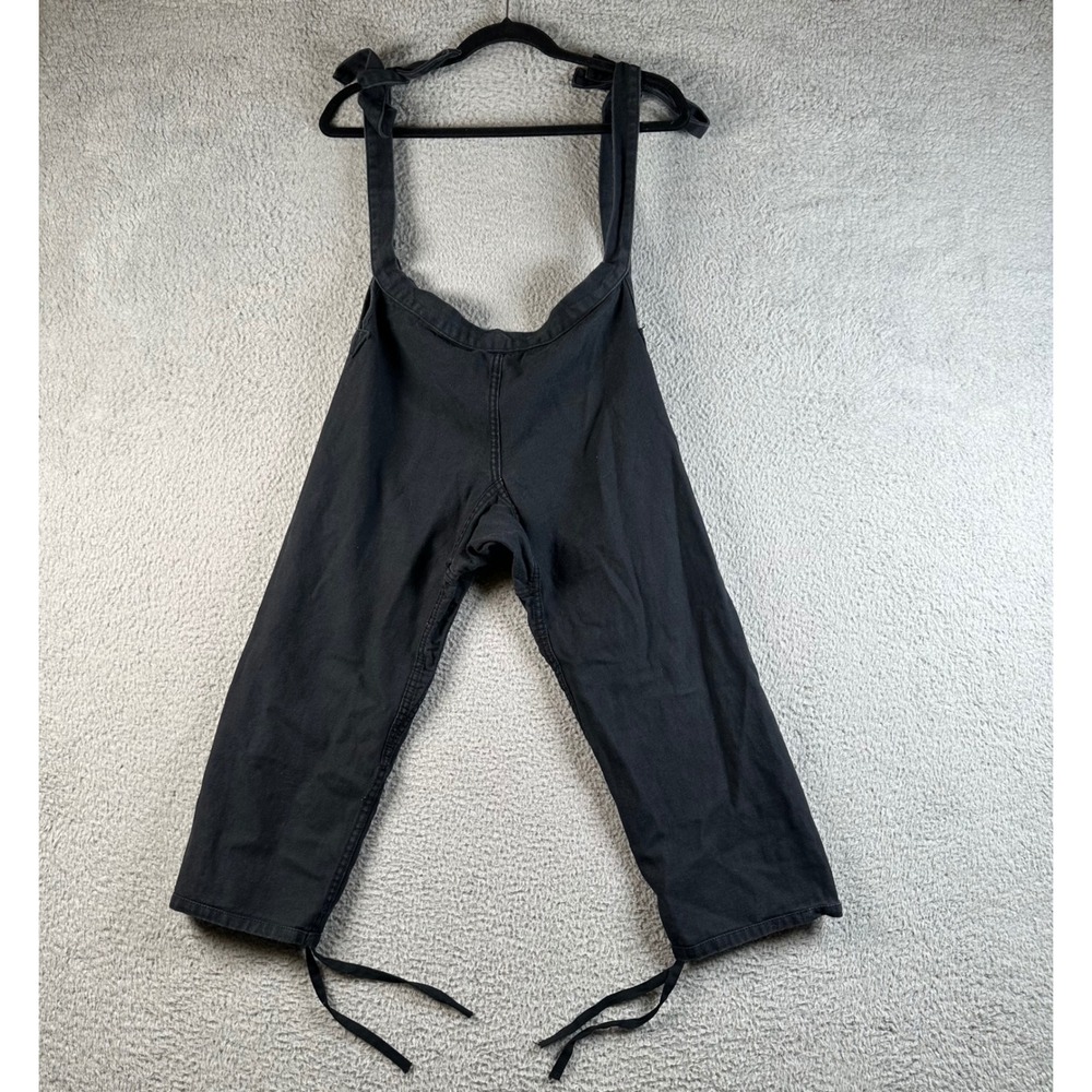 Sun Kim Co Jumpsuit Womens 0 XS Black Cotton Avant Garde Lagenlook Romper
